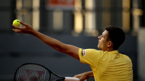 Hubert Hurkacz w półfinale turnieju ATP w Metz, Zieliński w finale debla