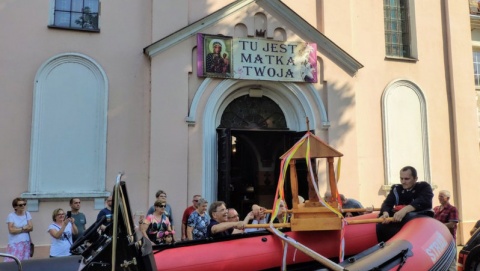 W Dobrzyniu n. Wisłą zakończył się rozpoczęty w 2021 roku Flis św. Jakuba