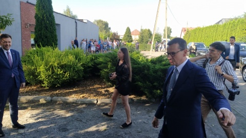 Premier Morawiecki w Laskowicach. Szef rządu wpadł z nieoficjalną wizytą