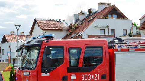 Postępowanie ws. pożaru dachu w Osielsku. Winna ekipa remontowa