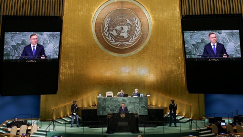 Przemówienie prezydenta Andrzeja Dudy na forum ONZ w Nowym Jorku [wideo]