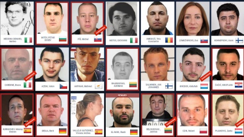 Najgroźniejsi i poszukiwani w Europie. Polacy na liście Most Wanted 2022