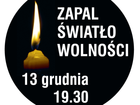 13 grudnia i apel IPN: Ofiarom stanu wojennego. Zapal Światło Wolności