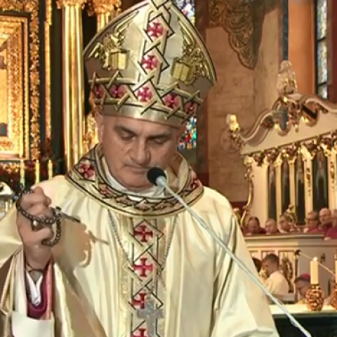 Biskup Krzysztof Włodarczykprosi młodych, by nie rezygnowali z lekcji religii