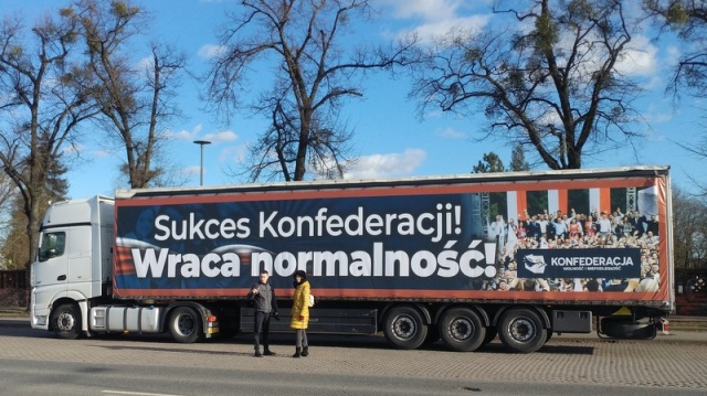 TIR Wolności przyjechał do Bydgoszczy: Rozliczymy ich za lockdown