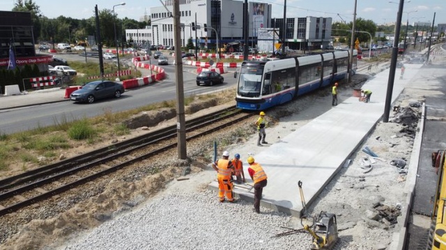 Raport z placu budowy mostu tramwajowego nad Brdą w Bydgoszczy [zdjęcia]