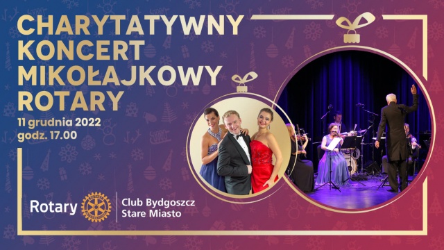 Zagrają artyści z Orkiestry Symfoników Bydgoskich. Klub Rotary pomaga