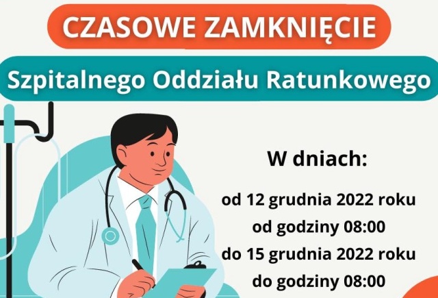 SOR w toruńskim szpitalu przez trzy dni zamknięty. Przenosi się w inne miejsce