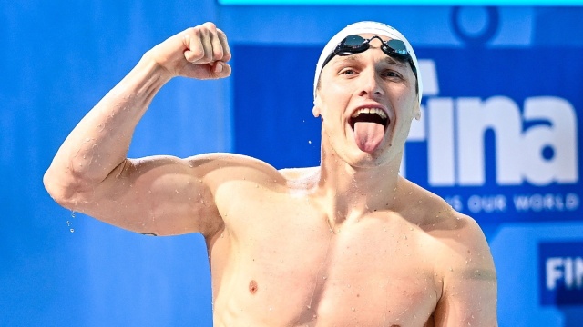 Kacper Stokowski z brązowym medalem pływackich MŚ na krótkim basenie