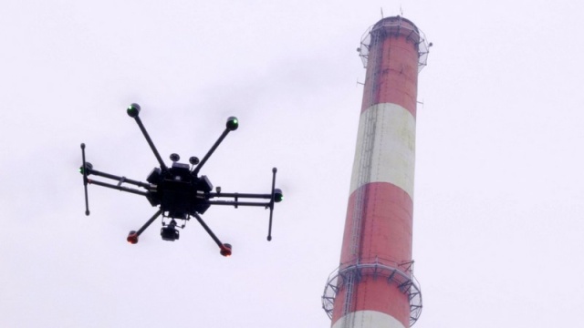 Cztery specjalistyczne drony latały nad zakładem CIECH w Inowrocławiu. Efekt