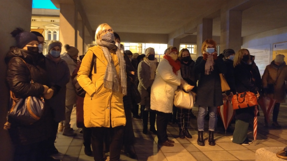 „Nie" dla „lex Czarnek". W Bydgoszczy odbył się protest w obronie edukacji./fot. Tatiana Adonis