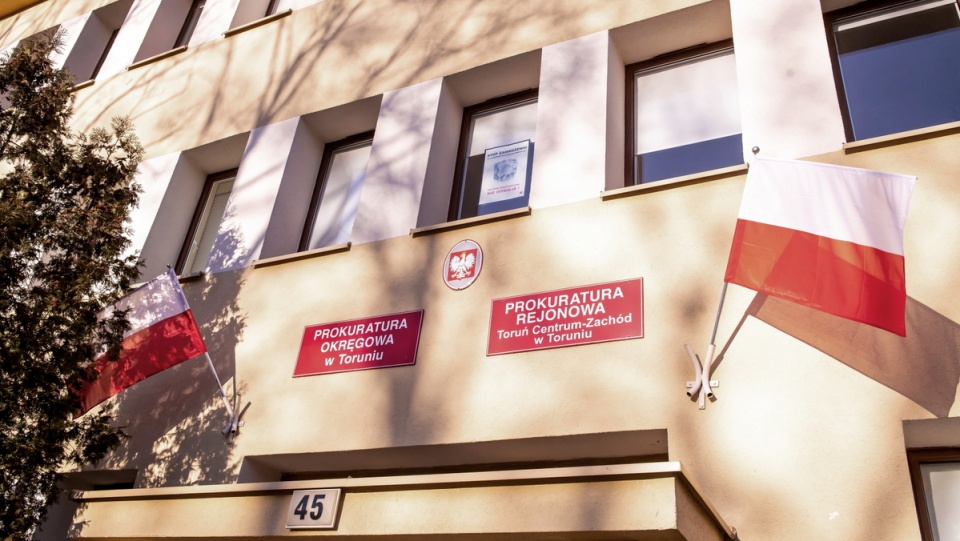 Prokuratura Rejonowa Toruń Centrum – Zachód gdzie, 18 bm. został doprowadzony Luca L./fot. Tytus Żmijewski