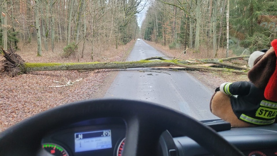 Strażacy mają dużo pracy. Fot. OSP KSRG Koronowo