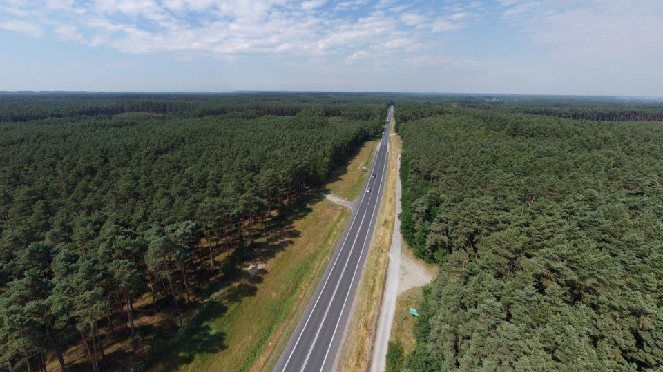 Droga krajowa nr 10, okolice Wielkiej Nieszawki/fot. nadesłane