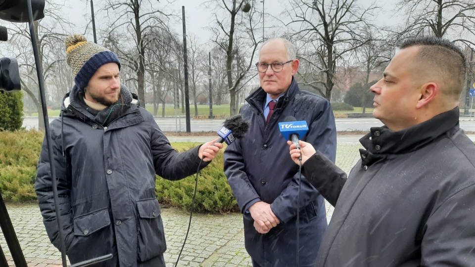 Poseł Robert Kwiatkowski w Toruniu/fot. Monika Kaczyńska