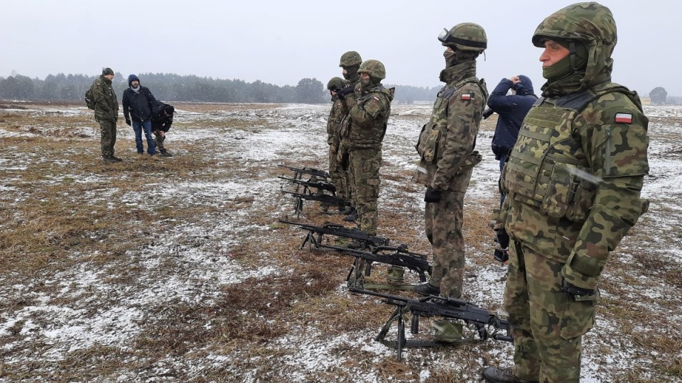 Kurs instruktora karabinu maszynowego na poligonie w Toruniu/fot. Monika Kaczyńska