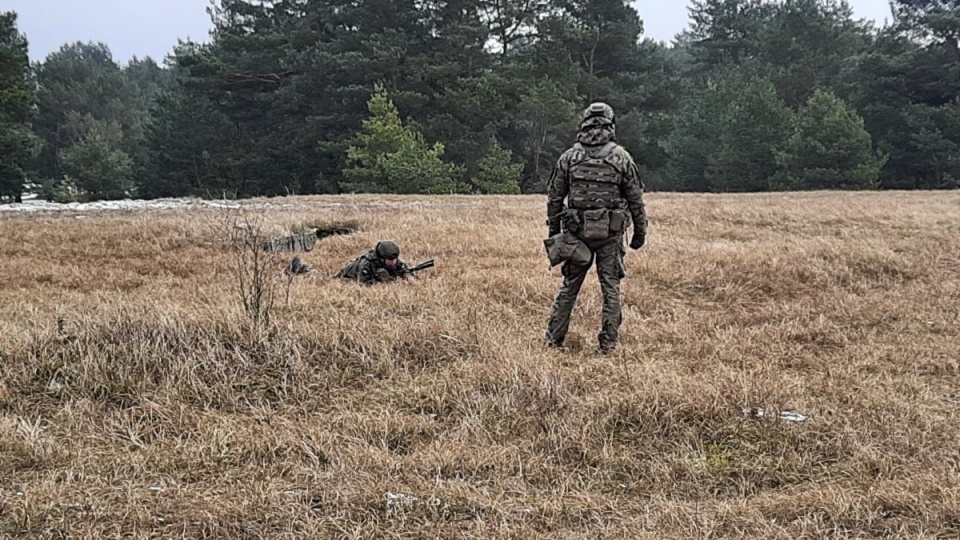 Kurs instruktora karabinu maszynowego na poligonie w Toruniu/fot. Monika Kaczyńska