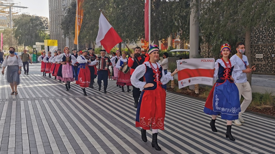 Zespół Pieśni i Tańca Ziemia Bydgoska na Expo w Dubaju/fot. Facebook