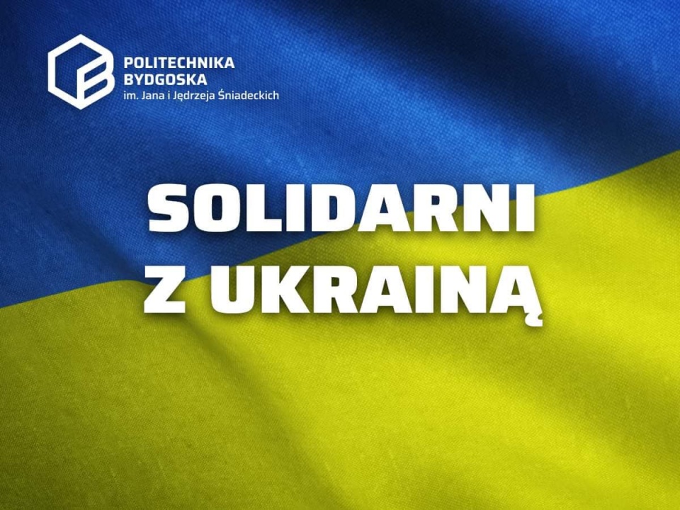 Solidarność z Ukrainą wyrazili także przedstawiciele Politechniki Bydgoskiej/fot. Facebook