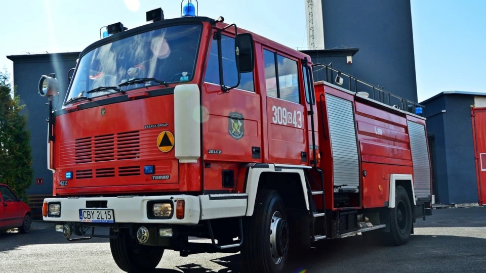 Ten jelcz ratowniczo-gaśniczy jest w świetnym stanie technicznym. Dar od strażaków z Dąbrowy Chełmińskiej będzie teraz pracować na Ukrainie./fot. nadesłane