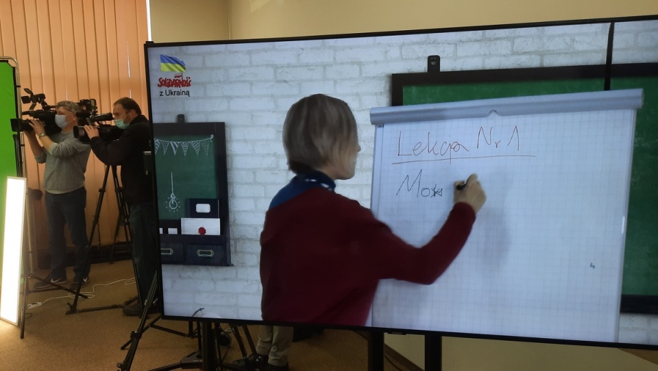 Pierwsze lekcje w języku ukraińskim są dla uczniów szkoły podstawowej, z podziałem na nauczanie początkowe i starsze klasy/fot. Monika Kaczyńska