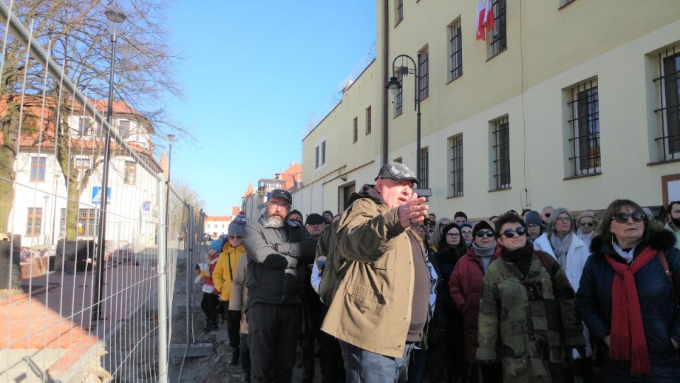 Spacer pod hasem „Fordon bydgoski Kazimierz. Od kuczki do synagogi” cieszył się dużym zainteresowaniem/fot. Tatiana Adonis