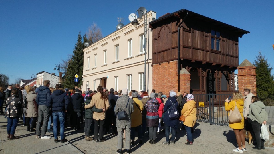 Spacer pod hasem „Fordon bydgoski Kazimierz. Od kuczki do synagogi” cieszył się dużym zainteresowaniem/fot. Tatiana Adonis