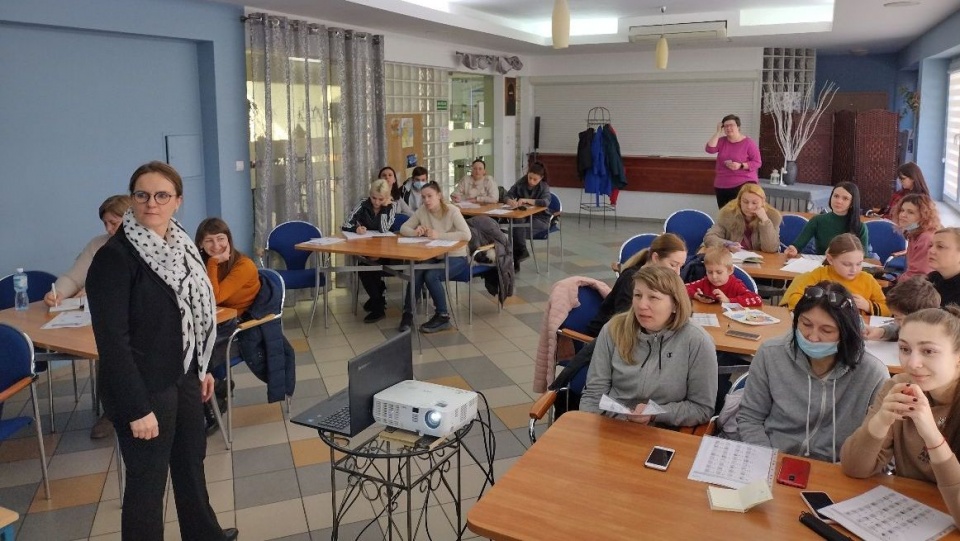 W ramach szybkiego kursu nauki języka polskiego każda z grup uczestniczyć będzie w 10 spotkaniach. Fot. Maciej Wilkowski