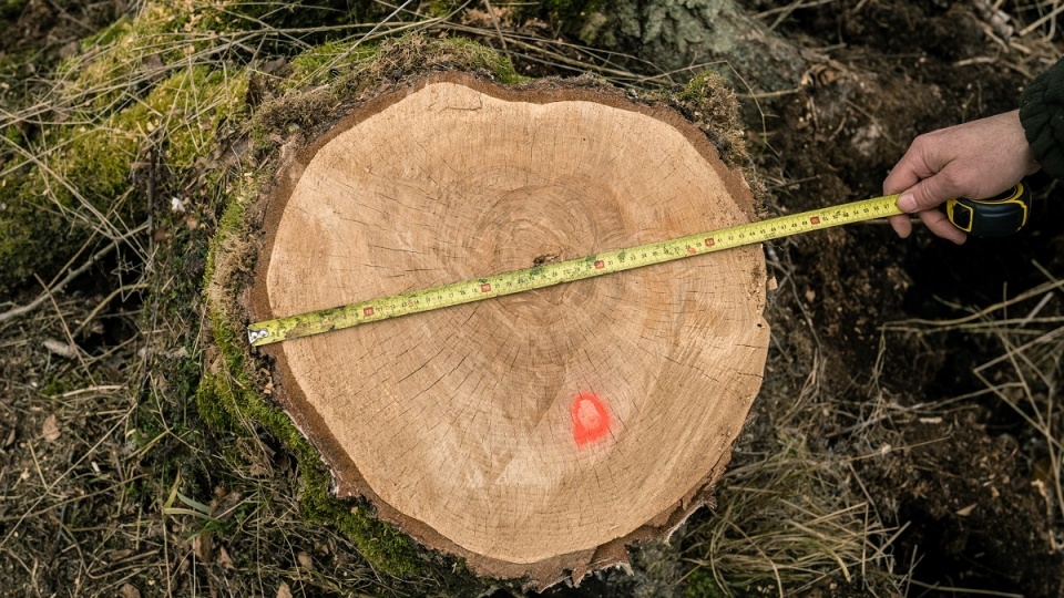 Wycieli z lasu drzewa o wartości ponad 10 tysięcy złotych, licząc na darmowy opał. Fot. Policja