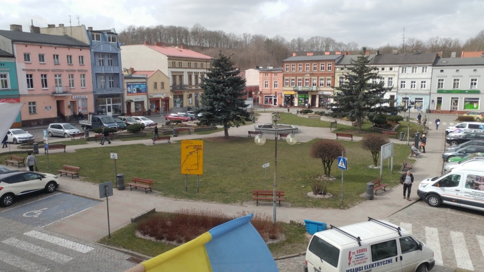 Tak wygląda obecnie rynek w Koronowie/fot. Tatiana Adonis