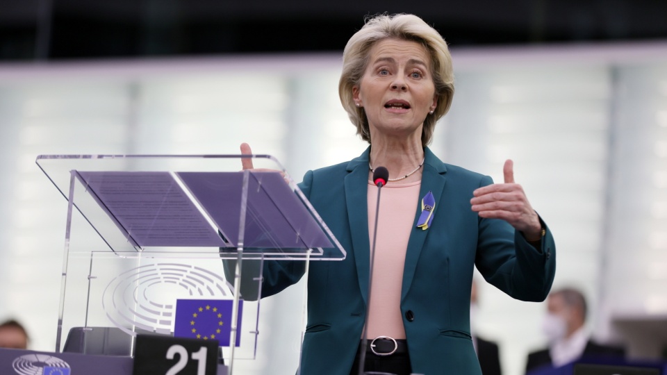 Szefowa Komisji Europejskiej Ursula von der Leyen. Fot. PAP/EPA/RONALD WITTEK