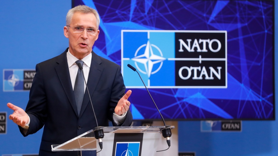 Sekretarz generalny NATO Jens Stoltenberg. Fot. PAP/EPA/STEPHANIE LECOCQ