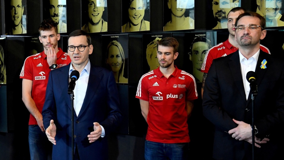 Premier Mateusz Morawiecki osobiście ogłosił ważną dla polskiej siatkówki informację. Fot.: Piotr Nowak/PAP