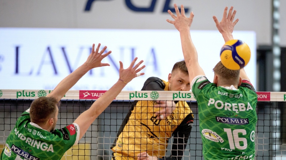 Skra okazała się nieznacznie lepsza od rywala. Fot.: Grzegorz Michałowski/PAP