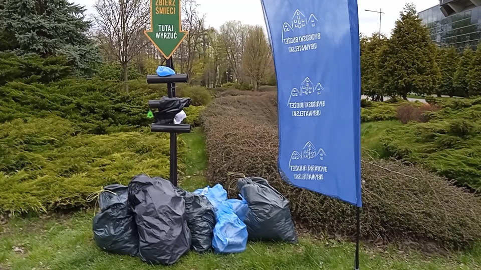 Zbierali dorośli, zbierały dzieci. Czysta Puszcza Bydgoska (jw)