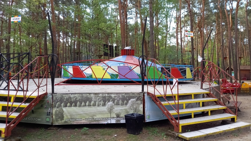 Trabant i koniki to jedne z najstarszych urządzeń w Parku Rozrywki/fot. Tatiana Adonis