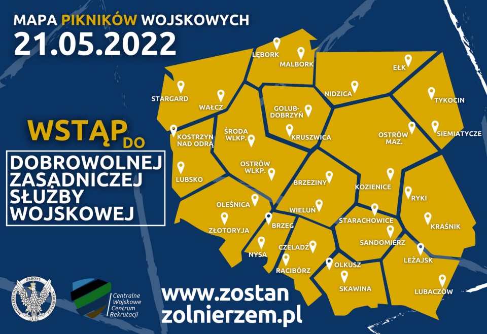 Mapa pikników wojskowych