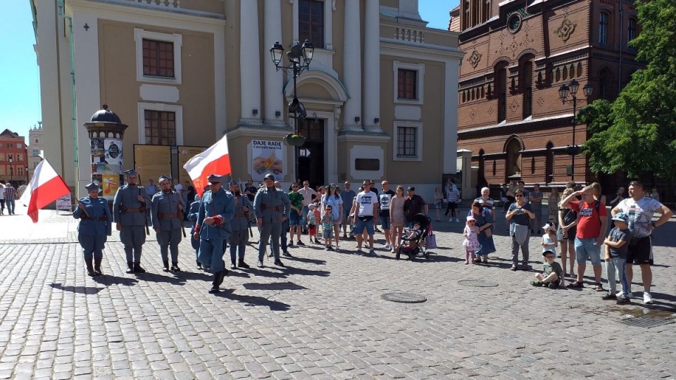 W Toruniu można było w niedzielę spotkać Błękitną Armię gen. Hallera/fot. Adriana Andrzejewska-Kuras
