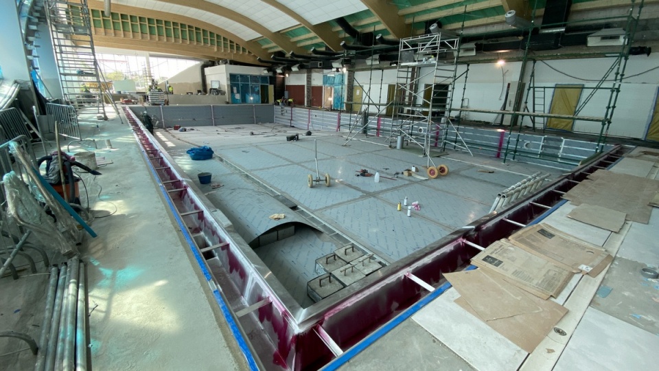 Budowa basenu na bydgoskim Miedzyniu powoli się kończy/fot. nadesłane