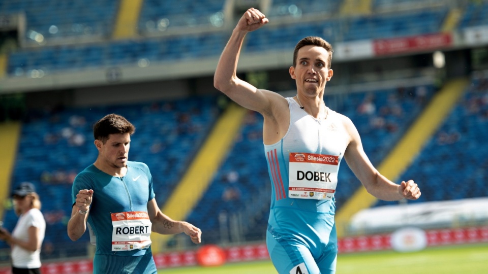 Patryk Dobek okazał się najlepszy w biegu na 800 metrów. Fot.: Zbigniew Meissner/PAP