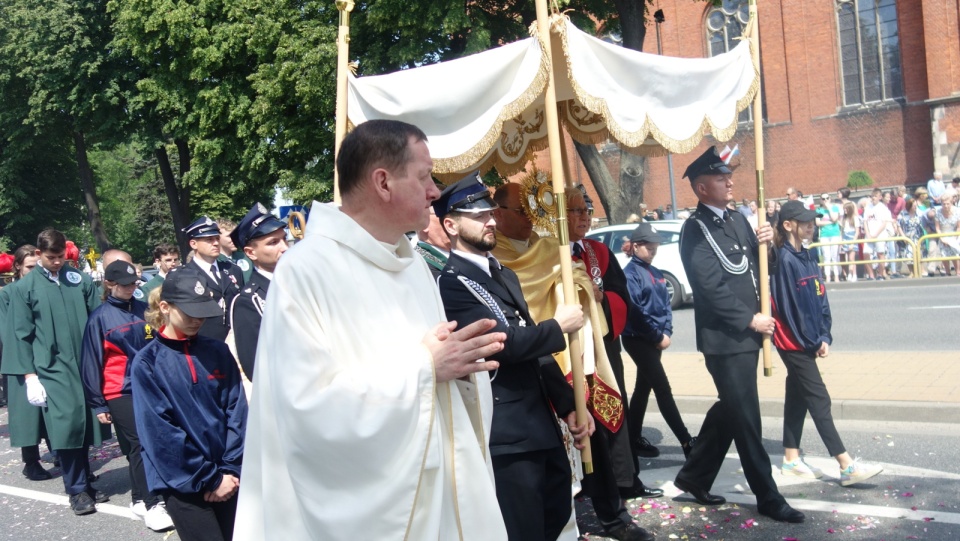 Uroczystości Bożego Ciała w Inowrocławiu. Fot. Michał Zaręba