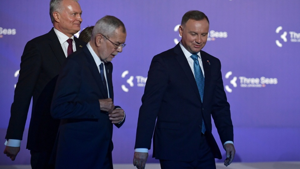 Prezydent Andrzej Duda na szczycie w Rydze /fot. Marcin Obara, PAP