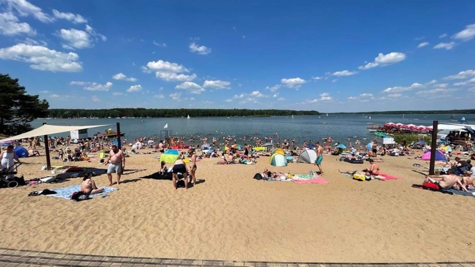 Plaża w Pieczyskach. Fot. Tomasz Kaźmierski