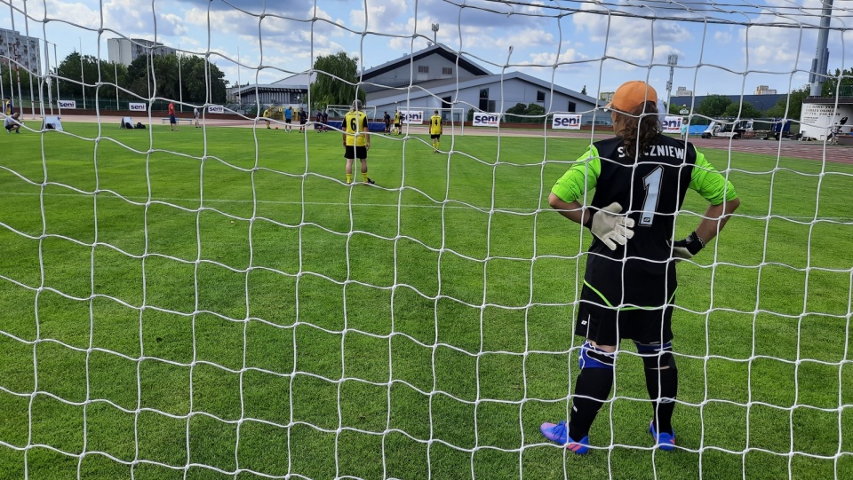 Mecz piłkarski na turnieju Seni CUP w Toruniu./Fot. Monika Kaczyńska