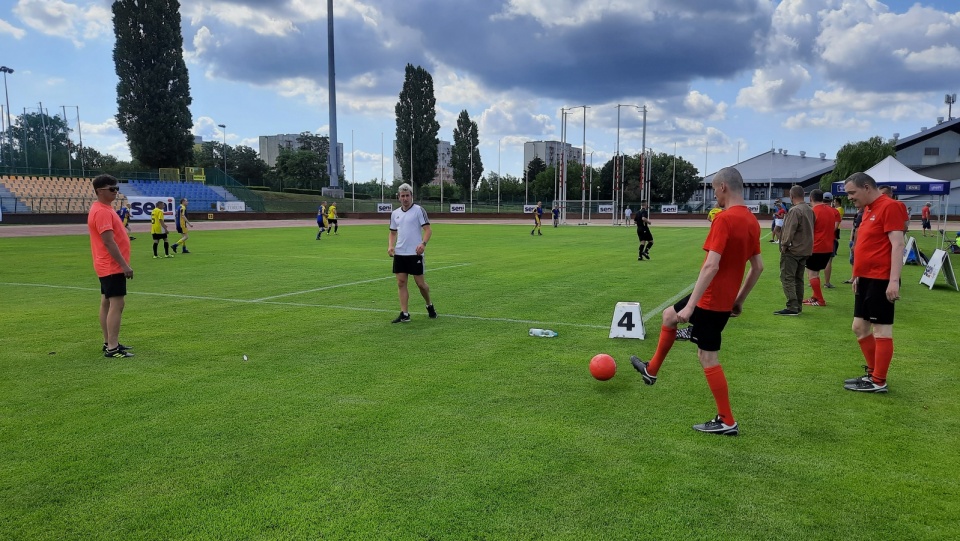 Mecz piłkarski na turnieju Seni CUP w Toruniu./Fot. Monika Kaczyńska