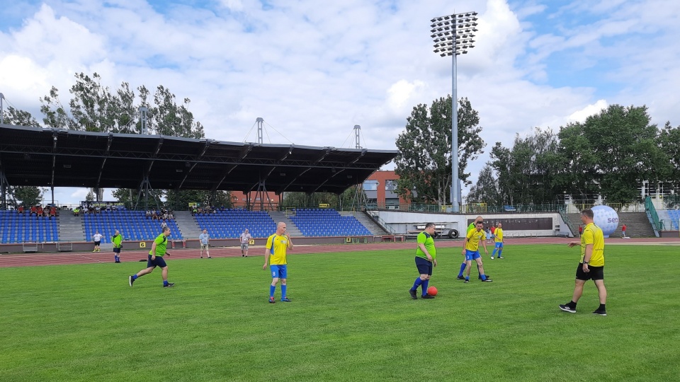 Mecz piłkarski na turnieju Seni CUP w Toruniu./Fot. Monika Kaczyńska