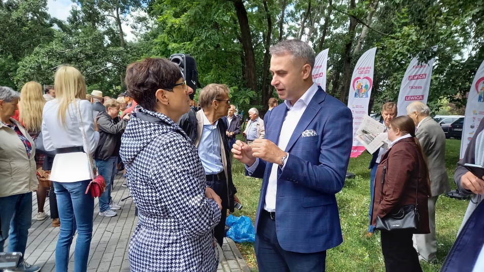 „Bezpieczna Rodzina” - wakacyjna trasa Lewicy dotarła na Kujawy i Pomorze. Fot. Tatiana Adonis