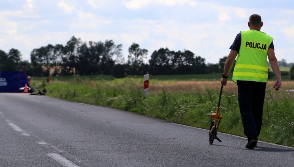 Tragedia na drodze w gminie Osie. Motocyklista nie żyje. Fot. Archiwum/policja
