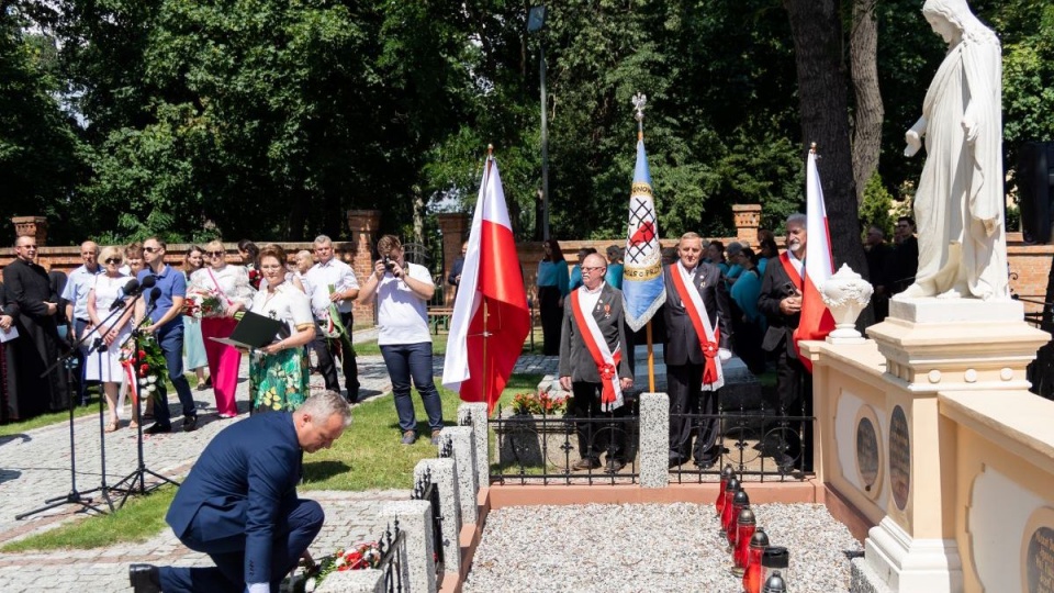 Stulecie powstania miejsca pamięci powstańców wielkopolskich obchodzono w piątek w Lisewie Kościelnym/fot. materiały UW