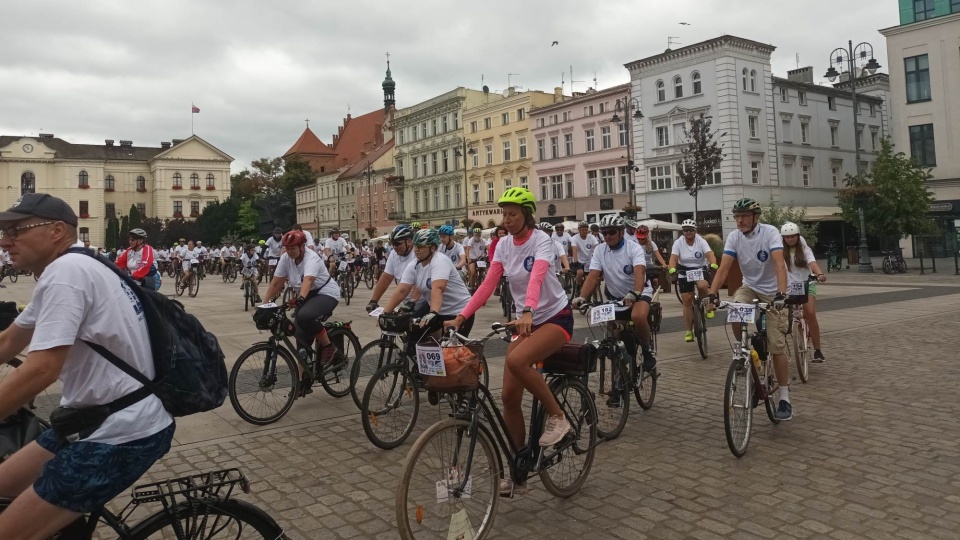 Rajd Opiekuna Podróżników wyruszył ze Starego Rynku w Bydgoszczy/fot. Monika Siwak